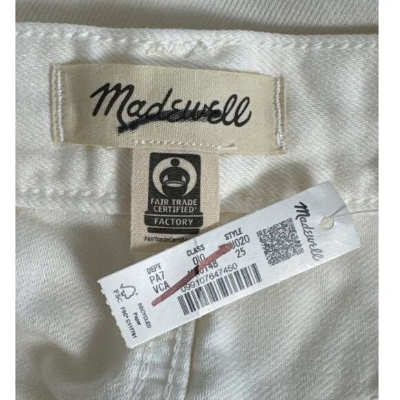 NWT Madewell Low Slung Baggy Jean: Airy Denim Edition in Vintage Canvas Size 25 - Picture 6 of 15